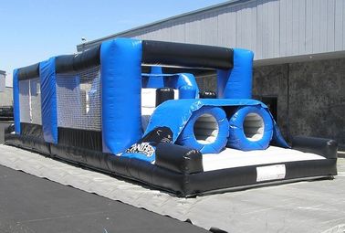 Raza animosa del PVC Inflatble Ourdoor de la carrera de obstáculos de los castillos del desafío de Boot Camp