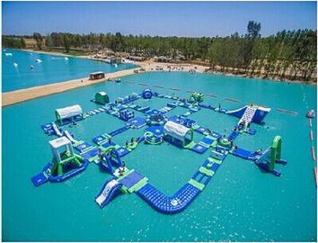 Diversión inflable comercial del agua del parque inflable adulto gigante del agua para el lago