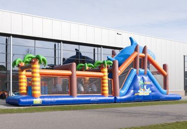 Curso inflable funcionado con aventura impermeable el 17.5*3.8*5m de Obstcale