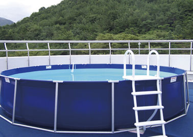 Piscina personal del marco de acero del uso, piscina de batimiento del marco metálico EN71
