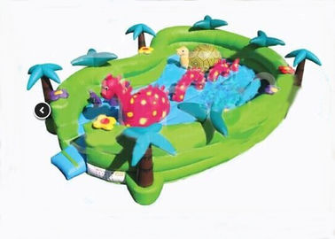 Patio inflable los 24ft el x 16ft los x 6ft del niño de la aventura de Jungel Seaworld de la seguridad