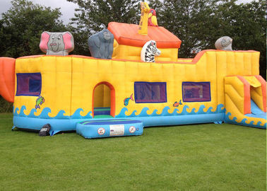 Patio inflable comercial animal del niño de la actividad del arco de S de Noah ‘asombroso y enorme