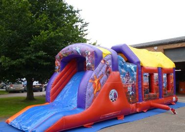 Verano animoso inflable de 2 de la parte del asalto del curso del héroe juegos de la carrera de obstáculos