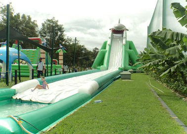 Tobogán acuático inflable gigante del hipopótamo para el adulto, el resbalón del agua de la diapositiva de Comercial y la diapositiva con la piscina
