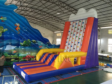 Pared móvil portátil de la escalada de los juegos interactivos inflables para el parque de atracciones