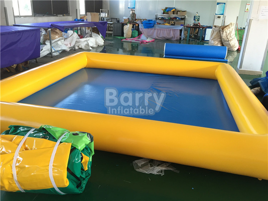 El color amarillo y azul explota altura portátil de la piscina de agua los 65cm