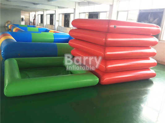 La piscina de agua portátil inflable personalizó pequeño color rojo y verde