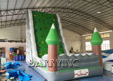 Pared que sube inflable de los niños verdes de la selva para el equipo inflable del juego de la diversión