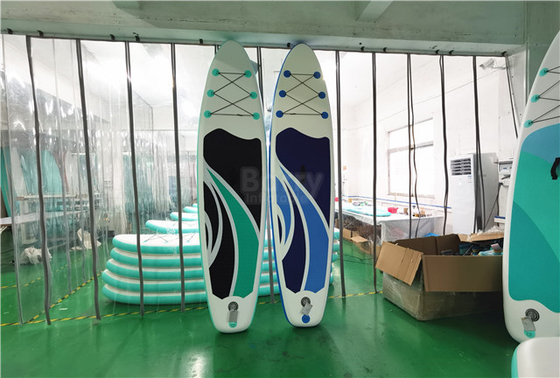 El tablero inflable del SORBO del PVC de la puntada del descenso de 2 capas se levanta el tablero de paleta