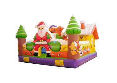 Castillo inflable de la gorila del patio del niño del viejo hombre de la Navidad para el festival que hace publicidad de la aprobación del CE
