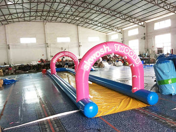 Mini diapositiva inflable sellada aire para el patio trasero, tobogán acuático inflable para los niños