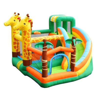 parque de atracciones inflable de salto de los ciervos del castillo del trampolín inflable del PVC de 0.55m m