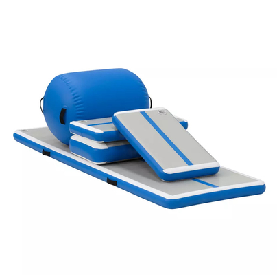 Grueso de Mat Inflatable los 0.2m de la pista de aire de la gimnasia que cae con Carry Bag