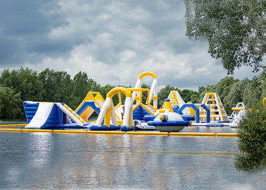 Prenda impermeable inflable gigante del juego del deporte acuático de la carrera de obstáculos del ocio líquido