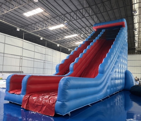 diapositiva inflable grande del PVC de 0.55m m explotar la diapositiva resbaladiza para los adultos y los niños