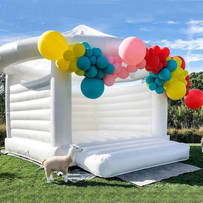 casa de salto de la despedida de la boda de la gorila inflable del patio trasero de los 5x4.5m
