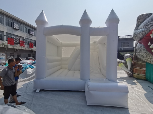 gorila que se casa inflable de los castillos de los 5x4m del niño de la casa blanca animosa comercial de la despedida