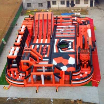 aduana inflable de la raza de la carrera de obstáculos del parque de atracciones del PVC de 0.55m m