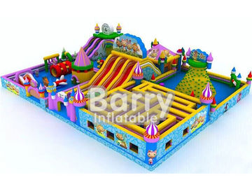 El parque inflable ignífugo del agua del juego del deporte resbala con el ventilador/el equipo de reparación