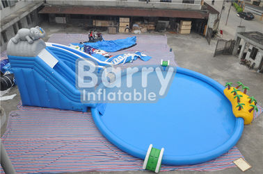 Equipo al aire libre inflable modificado para requisitos particulares del parque de atracciones del elefante grande para los niños