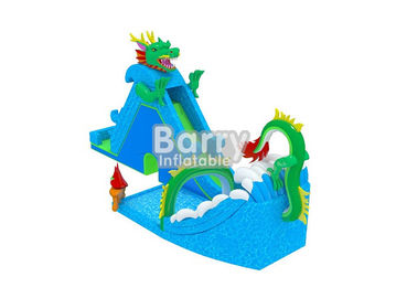 Parque de atracciones inflable de los niños divertidos/parque inflable del agua del dragón con buena calidad