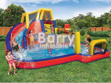 Equipo inflable del parque del agua de la atracción móvil, parque del agua del chapoteo para los niños