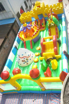 Parque de atracciones inflable de los castillos animosos de los parques temáticos del PVC de Platón