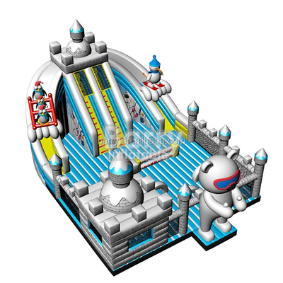 Parque infantil inflable del castillo animoso de los gorilas temáticos fantásticos
