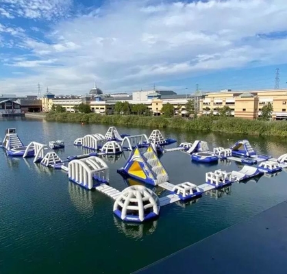 OEM 0.9mm PVC inflables Juegos de Parque acuático flotante