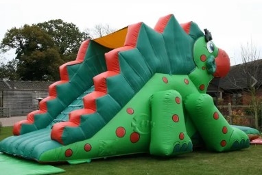 Tamaño personalizado toboganes de agua inflables Dinosaurio Casa de rebote para niños