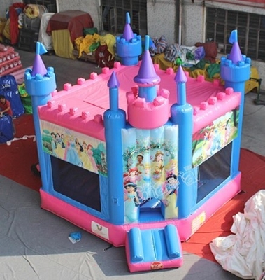 PVC Pequeño Inflable Puenteador Princesa Combo Casa de Salto