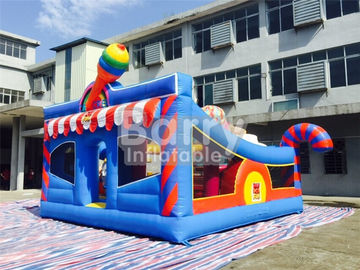diversión animosa inflable de 6 * de 5,7 * de los 4.3m niños del castillo con los elementos del deporte