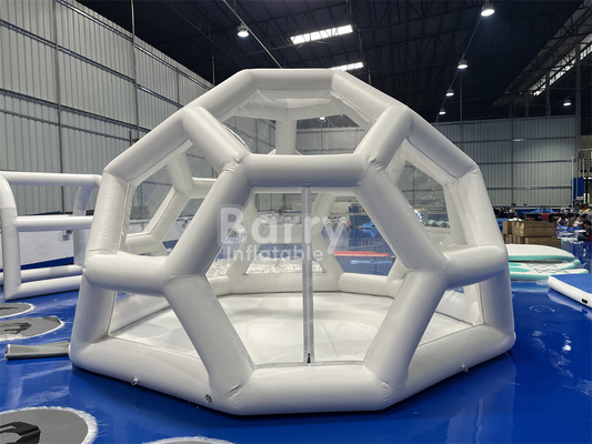 7 días laborables Tiempo de producción Tienda inflable de burbujas Tienda de globos con soplador CE/UL y material de reparación