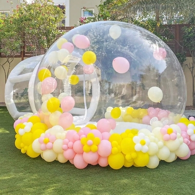 Disponible tienda de campaña inflable globo casa de rebote para niños fiesta de cumpleaños