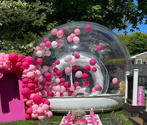 7 días laborables Tiempo de producción Tenda inflable Casa de burbujas Balones con soplador CE/UL y material de reparación