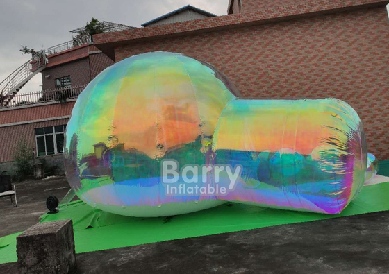 Tienda inflada portátil con globo o muebles para eventos al aire libre