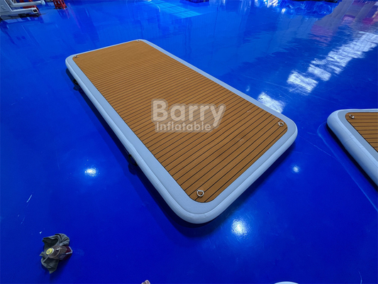 Impresión digital plataforma de natación con bomba de aire y color personalizado