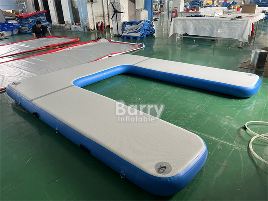 OEM ODM Drop Stitch Material DWF Plataforma inflable para el agua