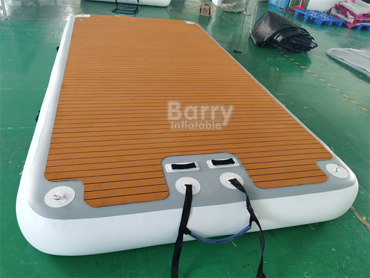 Muelles de jet ski flotantes Yacht Pontoon Plataforma inflable Yacht inflable Muelle para agua
