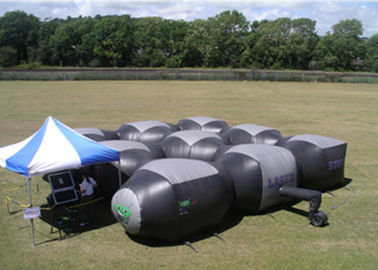 Laberinto inflable del laser del móvil del PVC de la etiqueta material del laser para interior o al aire libre