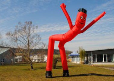 Solo bailarín inflable de la pierna o del aire de dos piernas, mini hombre inflable del conducto de aire para hacer publicidad