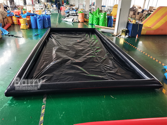 El piso de lavado móvil ecológico, el piso de lavado de automóviles, el colector de agua inflable.