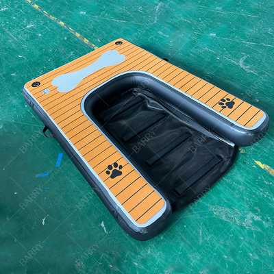 Escalera de natación inflada suave plegable para perros Escaleras para perros Escalera para mascotas con logotipo personalizado aceptada