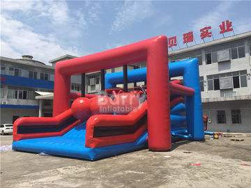 Juego inflable Wrecking Ball 5K inflable de la carrera de obstáculos de los deportes insanos de la lona del PVC de Platón