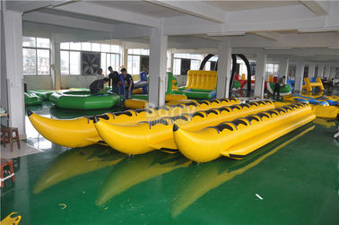 Tubo inflable del barco de plátano de la lona del anuncio publicitario de los 8 PVC resistente de la persona o de Customzied