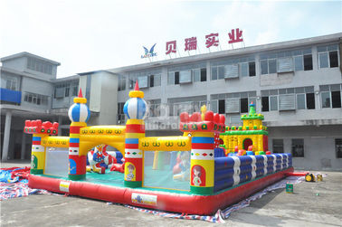 Diviértase el castillo animoso inflable del tema, equipo interior del juego de los niños del PVC de 0,55 milímetros