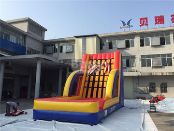 Juegos interactivos inflables emocionantes, pared pegajosa inflable de la calidad comercial