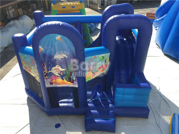 Gorila inflable modificada para requisitos particulares/castillo animoso inflable con la diapositiva