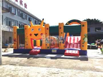 Casa inflable grande resistente al fuego de la despedida con la diapositiva SCT combinado EN71