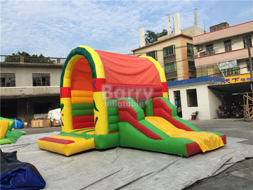 Gorila inflable de la liquidación, casa hermosa del salto con la pequeña diapositiva